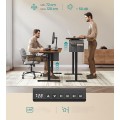 Pracovní stůl Vasagle Memory elektricky nastavitelný hnědý/černý