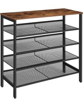 Botník Vasagle Grego 75 cm černý/hnědý