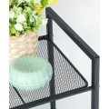 Regál Debra 128 cm černý