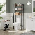 Odkládací stolek Vasagle Olmira 45 cm černý/hnědý