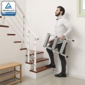Třístupňové skládací schůdky TRIO stříbrbé