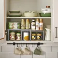 Sada 2 ks kuchyňských policových organizérů Annie stříbrná