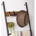 Žebřík na ručníky Vasagle COZY černý