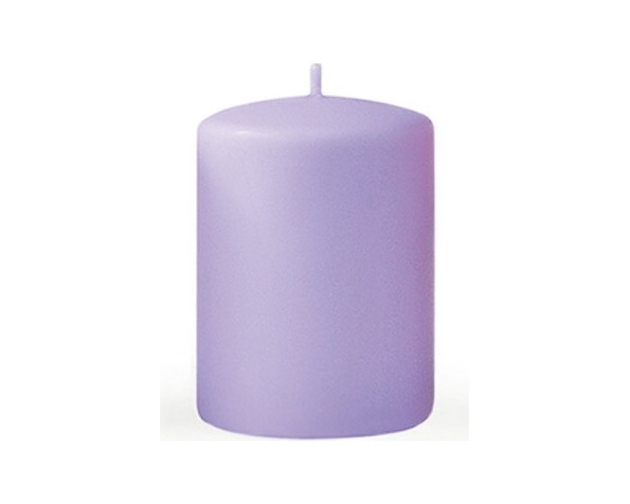 Parafínová svíčka Classic Candles 14 cm fialová