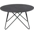 Konferenční stolek Wyre 80 cm černý mramor