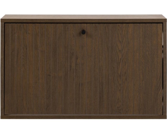 Nástěnný botník Albany 71 cm dub kouřový