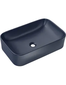 Umyvadlo na desku Kama 50 cm modré