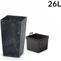 Květináč s vkladem Concreto 26 L antracit