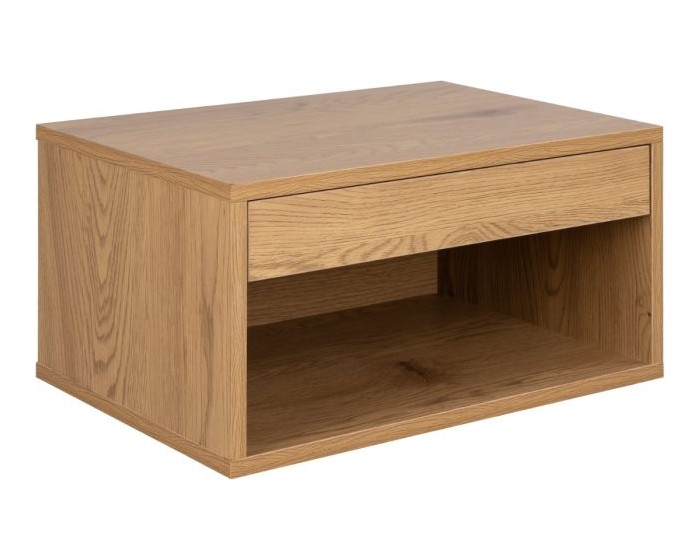Závěsný noční stolek Cholet 50 cm dub divoký