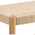 Lavice Alvin 80 cm z masivu smetanová/borovice