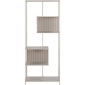 Knihovna SEAFORD I 185 cm šedá