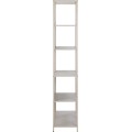Knihovna SEAFORD I 185 cm šedá