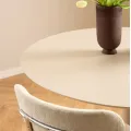 Jídelní stůl Ibiza 110 cm béžový
