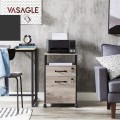 Kancelářský kontejner Vasagle File šedo-hnědý/černý