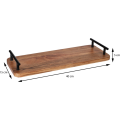 Servírovací podnos UNDERSO 40x15 cm akátové dřevo