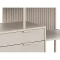 Knihovna Seaford III 114 cm šedá