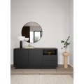 Komoda Tribeca 160 cm černá