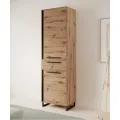 Šatní skříň Ariana 60 cm černá/dub Artisan