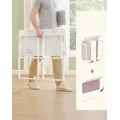 Skládací kancelářský stůl Vasagle Bura 80 cm bílý