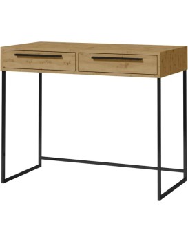 Psací stůl Ariana 100 cm černý/dub Artisan