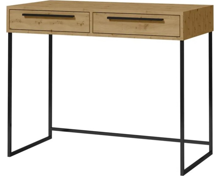 Psací stůl Ariana 100 cm černý/dub Artisan
