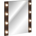 Koupelnová sestava Dorothy s deskou a zrcadlem 80 cm dub ristretto