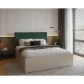 Postel Grenada se zvedacím roštem Trinity lahvově zelená/kašmír