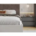 Postel Grenada se zvedacím roštem Trinity hnědá/bílá