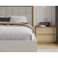 Postel Grenada se zvedacím roštem Trinity krémová/bílá