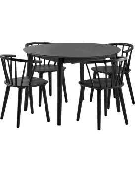 Jídelní set Montreux pro 4 osoby černý