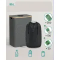 Koš na PET láhve Nikodem 95 L šedý