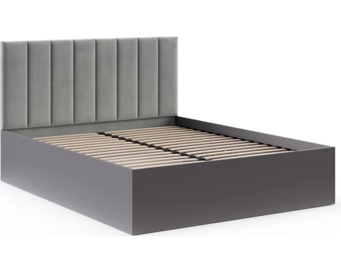 Postel Grenada se zvedacím roštem Trinity šedá/šedá