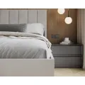 Postel Sierra se zvedacím roštem Trinity krémová/bílá
