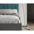 Postel Sierra se zvedacím roštem Trinity tyrkysová/šedá