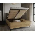 Postel Sierra se zvedacím roštem Trinity hnědá/dub craft