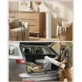 Otočný sušák na prádlo Liony 112 cm bílý/hnědý