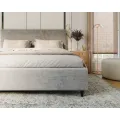 Čalouněná postel Line Plus se zvedacím roštem Nano Velvet šedá