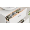 Skříňka pod umyvadlo Vasagle Plony 60 cm bílá