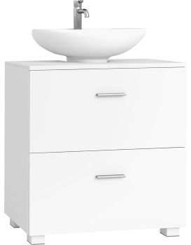 Skříňka pod umyvadlo Vasagle Plony 60 cm bílá