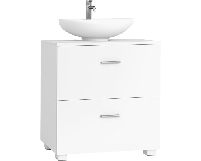 Skříňka pod umyvadlo Vasagle Plony 60 cm bílá