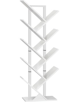 Stromová knihovna Vasagle Mergo 116 cm bílá