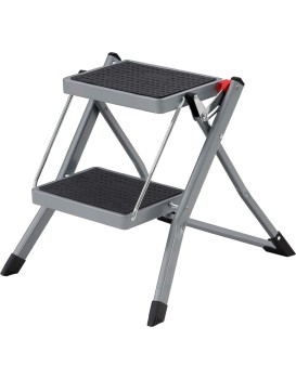 Skládací schůdky Melro 49 cm šedé