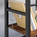 Regál Vasagle Viola 38 cm černý/hnědý