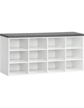 Botník Vasagle Endersen 100 cm bílý/šedý