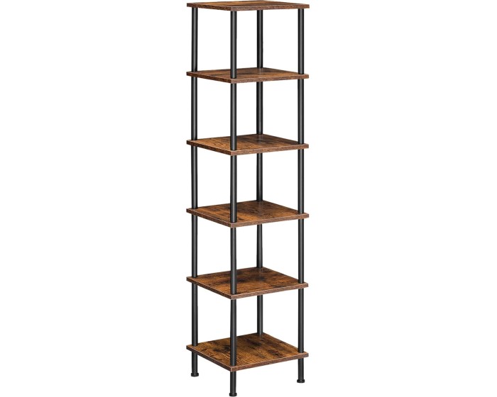 Regál Vasagle Clia 30 cm hnědý/černý