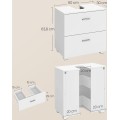 Skříňka pod umyvadlo Vasagle Plony 60 cm bílá