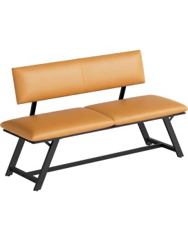 Jídelní lavice Mino 139 cm černá/hnědá