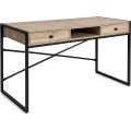 Psací stůl Elonis 123 cm dub Sonoma/černý