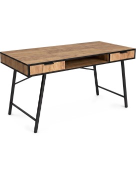 Psací stůl Arden 120 cm dub Craft/černý