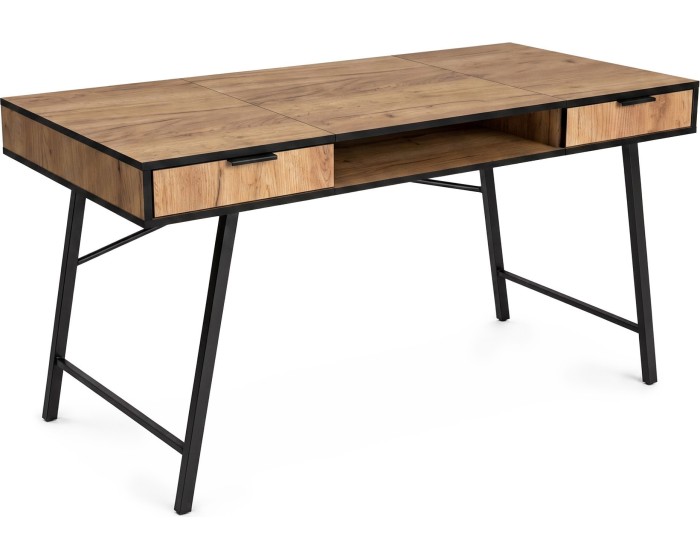 Psací stůl Arden 120 cm dub Craft/černý